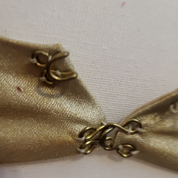 Beautiful Gold Lace Embellished Bralette by Hommag, Los Angeles size Small - Picture 5 of 7